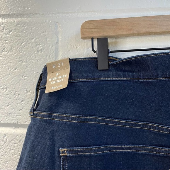 22W 20W NEW Madewell 9" Mid-Rise Skinny Jeans Larkspur - Picture 8 of 12